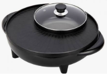 ເຕົາຊີ້ນດາດ BBQ + ໝໍ້ຊີ້ນຈຸ່ມ SMART HOME SM-EG1302