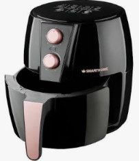 ໝໍ້ທອດໄຮ້ນ້ຳມັນ SMART HOME MV-1307 4.5L 1300W ສີດຳ(1ແກັດ= 2 ຕົວ)