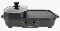 ເຕົາຊີ້ນດາດ BBQ + ໝໍ້ຊີ້ນຈຸ່ມ SMART HOME SM-EG1505(1ແກັດ= 6 ຕົວ)